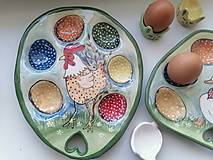 Nádoby - keramika.. veľkonočná tácka na vajíčka.. - 14203272_