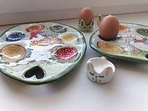 Nádoby - keramika.. veľkonočná tácka na vajíčka.. - 14203273_