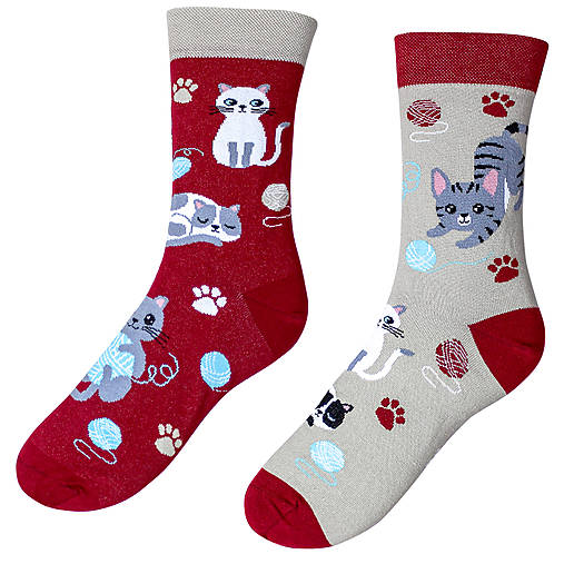 Veselé ponožky - Mačičky