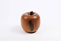 Dekorácie - Drevené jabĺčko z marhuľového dreva - 14204349_