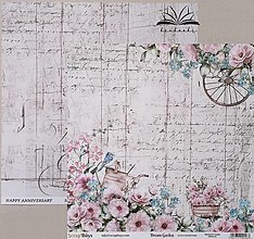 Papier - Papier na scrapbook (30x30cm) Scrap Boys - Dream Garden - 14206695_