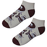 Ponožky, pančuchy, obuv - Členkové ponožky - ryba - 14206514_