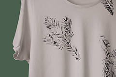 Pánske oblečenie -  Pánske organické tričko - vetvičky  - 14209562_