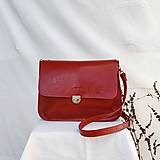 Kožená kabelka Vanessa (červená)