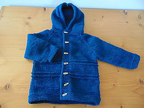 Detské oblečenie - Chlapčenský sveter s kapucňou - 14210309_
