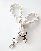 Kľúčenky - Makramé kľúčenka - wristletka VIVIEN - 14210058_