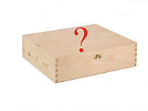 Drevená borovicová maľovaná krabička na víno s vlastným textom /obrázkom/ podľa želania 
