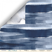Papier - Blue & Blush Fog - scrapbook papier 12x12 inch- 35% ZĽAVA - 14210363_