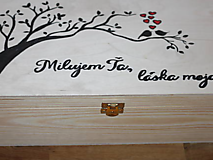 Úložné priestory & Organizácia - Drevená maľovaná krabička na víno s vlastným textom /obrázkom/ podľa želania - 14212082_