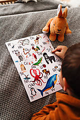 Hračky - Maľovaná abeceda - zvieratká - 14212884_