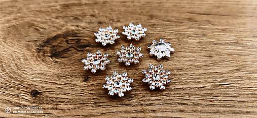 Komponenty - 	Ozdoba štrasová 16 mm - KC Zlatá - 14216343_