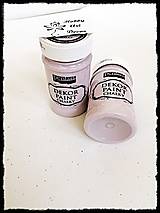 Farby-laky - Decor paint soft viktorianská ružová 100 ml - 14219500_
