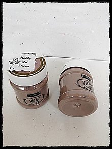 Farby-laky - Decor paint soft vintage hnedá 230 ml - 14218588_