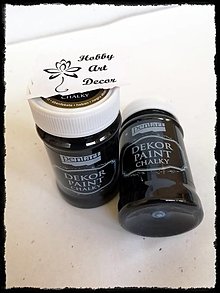 Farby-laky - Decor paint soft ében čierna 230 ml - 14218615_