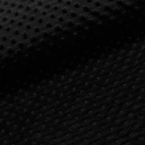 Detský textil - Vankúšový mantinel ... minky mentol (30 x 30 cm -černá) - 14220255_