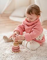 Detské oblečenie - Baby kamaše, veľ. 56-104, OEKO-TEX®, béžové - 14220789_