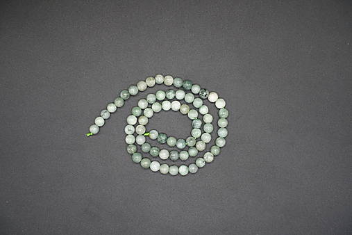 Minerály - Jadeit 4-6-8-10 (70ks (6mm)) - 14224617_