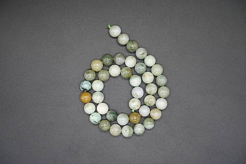 Minerály - Jadeit 4-6-8-10 (41ks (10mm)) - 14224623_