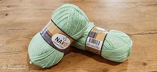 Galantéria - Nako Natural Bebe  (11622 - pastelová pistáciová) - 14225033_