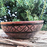 Nádoby - Orechová miska - Kvet života - Flower of life bowl - 14226823_