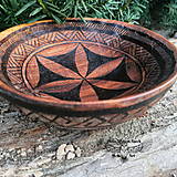 Nádoby - Orechová miska - Kvet života - Flower of life bowl - 14226827_