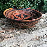 Nádoby - Orechová miska - Kvet života - Flower of life bowl - 14226840_