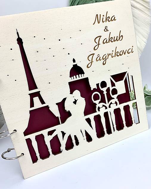 Papiernictvo - Kniha hostí Noc v Paríži - 14232751_