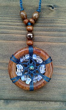 Náhrdelníky - náhrdelník Mandala vyrovnanosti a štastia - 14231566_