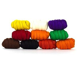 Textil - Merino vlna na plstenie - 250 g - 14228939_