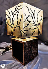 Svietidlá a sviečky - Príbeh džungle - lampa s leopardím motívom - 14232352_