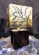 Svietidlá a sviečky - Príbeh džungle - lampa s leopardím motívom - 14232355_