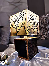 Svietidlá a sviečky - Príbeh džungle - lampa s leopardím motívom - 14232356_