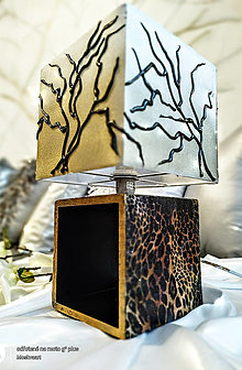 Svietidlá - Príbeh džungle - lampa s leopardím motívom - 14232350_
