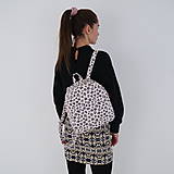 Batohy - Baxie handmade LEO ruksak, batoh leopardí vzor - 14236968_