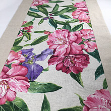 Úžitkový textil - Kvetinový obrus pivonie - 14238587_