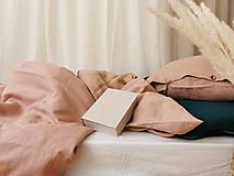 Úžitkový textil - Ľanové obliečky - výber zo 40 farieb - rôzne rozmery - 14239427_