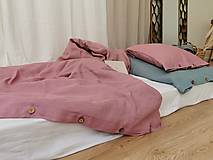 Úžitkový textil - Ľanové obliečky - výber zo 40 farieb - rôzne rozmery - 14239433_