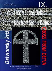 Návody a literatúra - Detviansky kríž - špaňodolinské čipky, vzory na paličkovanie - 14243280_