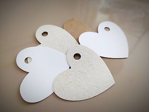 Papier - Visačka srdiečko - 14242976_