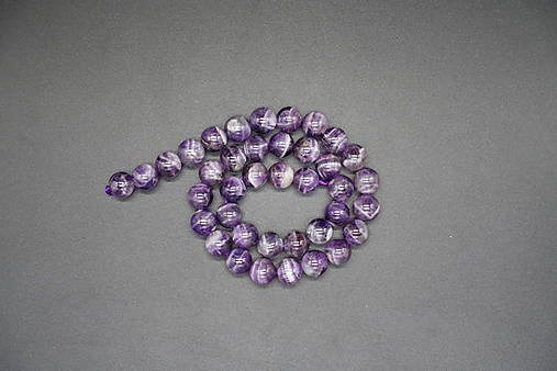 Minerály - Ametyst 4-6-8-10-12 (39ks (10mm)) - 14242349_