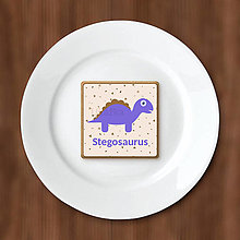 Dekorácie - Dinosaurus - potlač na koláč (stegosaurus) - 14244848_