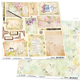 Papier - Scrapbook papier Poemes d'amour Paper Sheet 30,5x30,5 cm - 14248495_