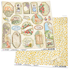 Papier - Scrapbook papier Aesop's Fables Cards Paper Sheet 30,5x30,5 cm - 14247585_