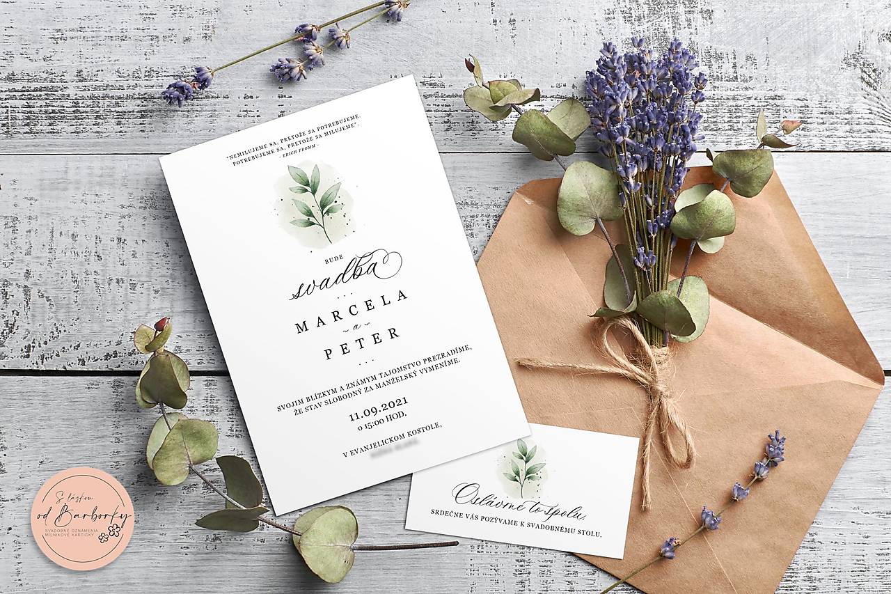 Svadobné oznámenie B#03 (Svadobné oznámenie)