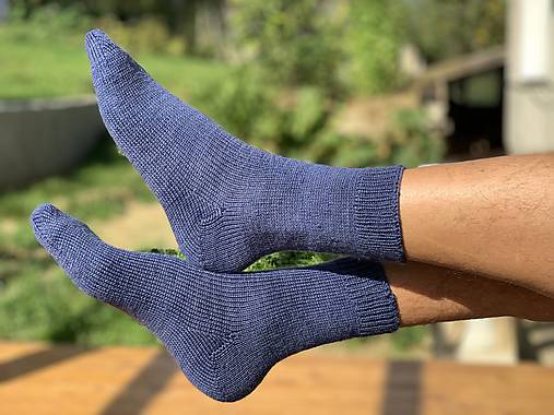 Pánske pletené ponožky