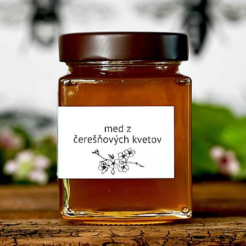 Včelie produkty - med z čerešňových kvetov - 14249829_