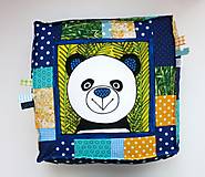 Úžitkový textil - Detský podsedák (Panda) - 14253141_