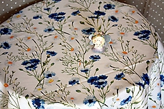 Úžitkový textil - Obrus. Biely s nevädzou a margarétkou. - 14250468_