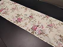 Úžitkový textil - Kvetinové ružové prestieranie - 14252577_