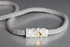 Iné šperky - origami (trojuholník naušky) - 14253226_